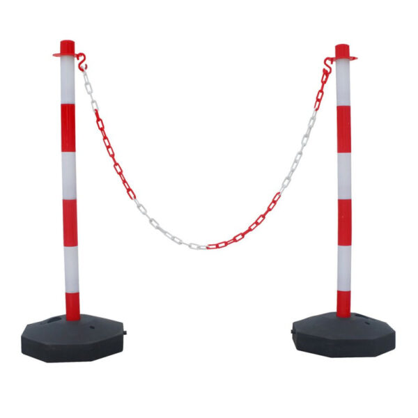 kit-poteaux-de-balisage-plastique Poteau plastique du balisage (H: 85cm)